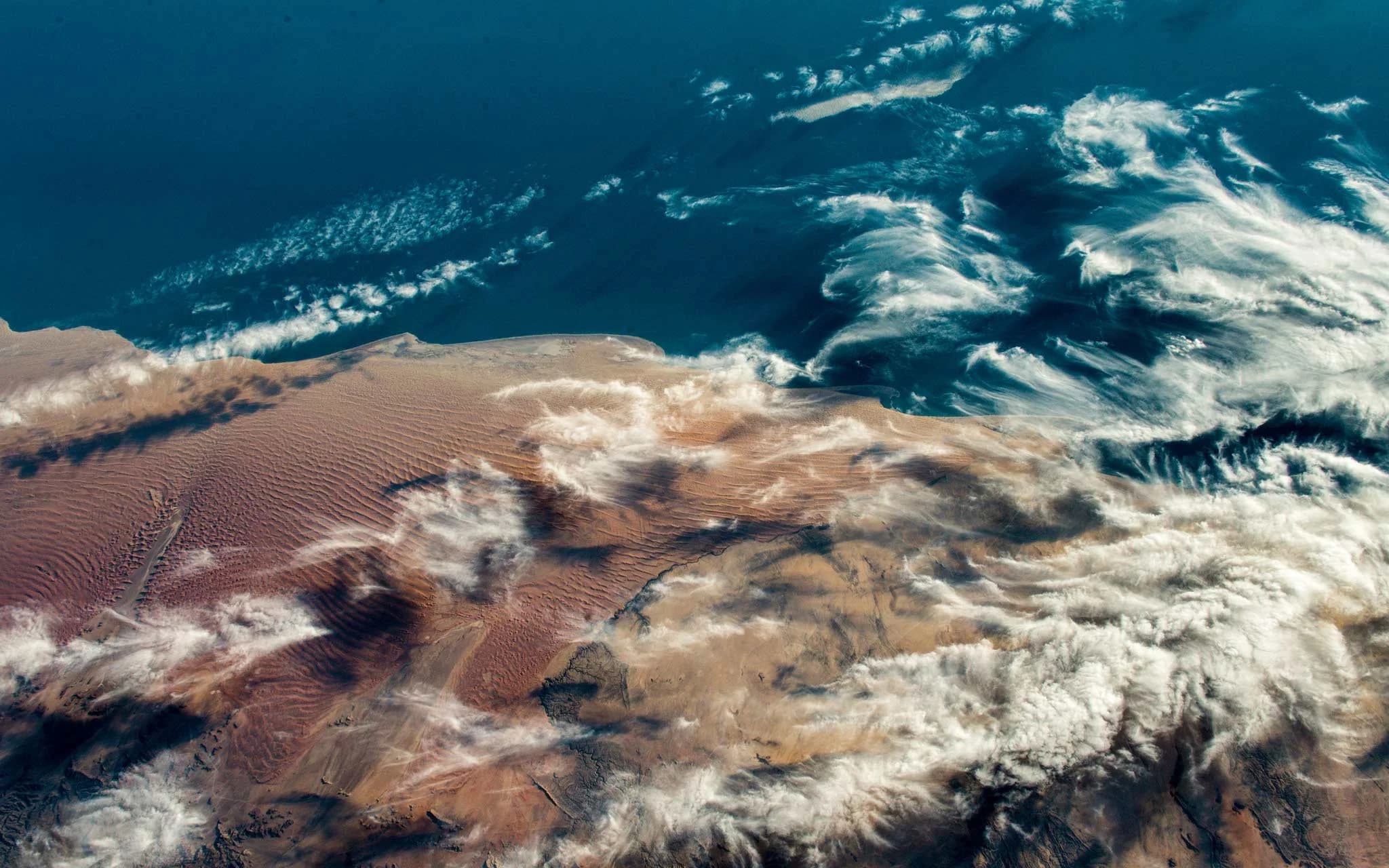 Aerial view of Earth — Environmental services